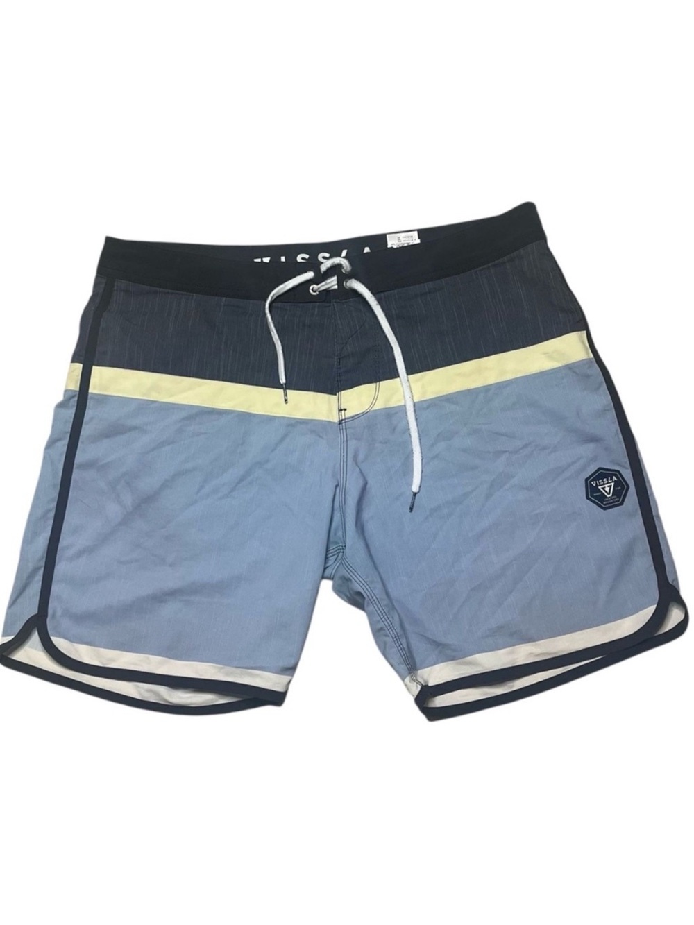 Vissla Dredges Boardshort Coastal Blue Men’s Size 36 Swim Trunks